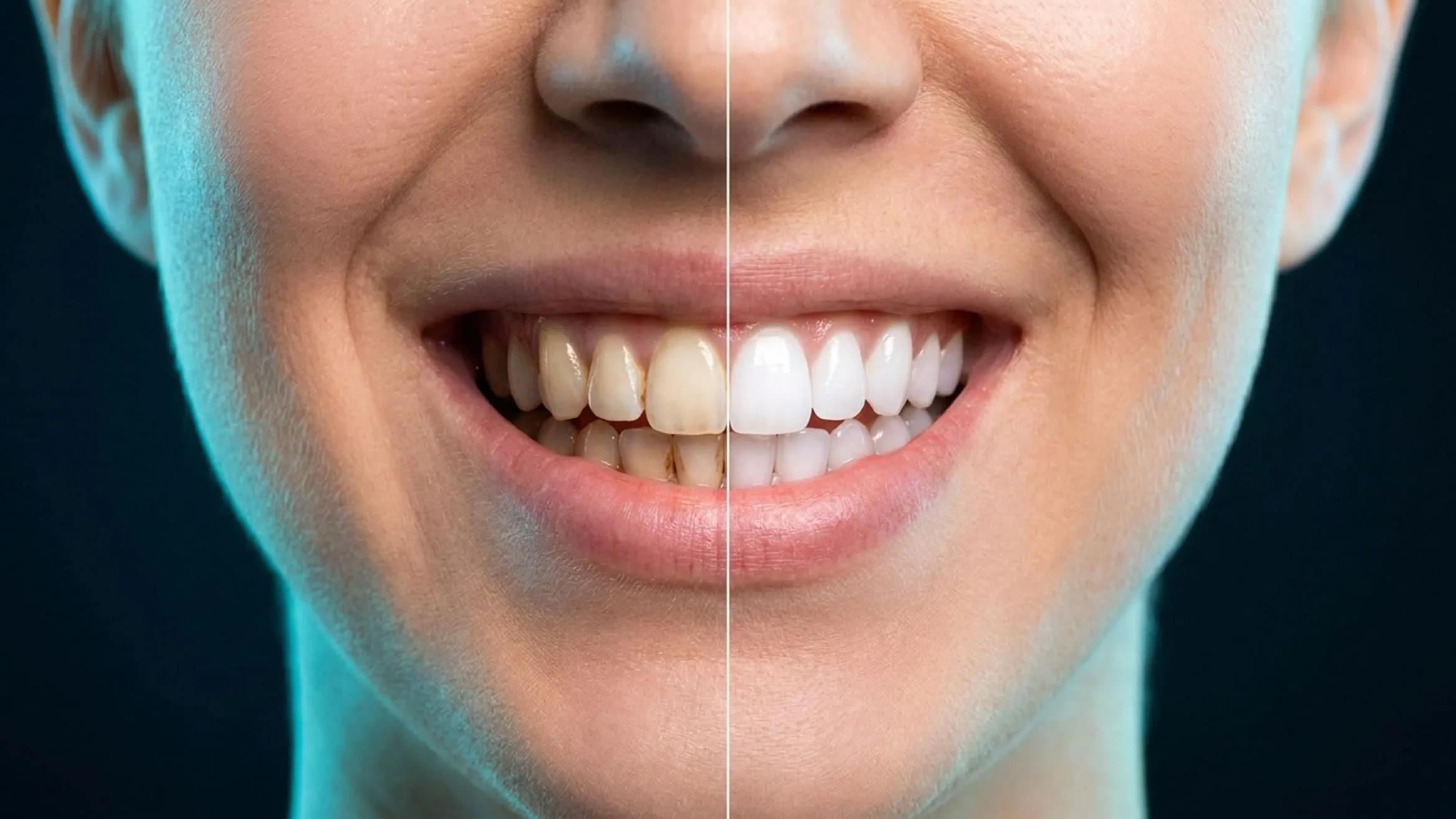 مقارنة بين شرائح التبييض التقليدية وقالب Dana Smile المضيء LED